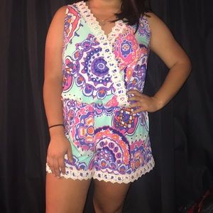Judith March Turquosie Romper